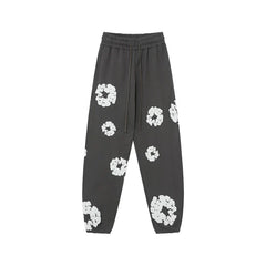 Denim Tears Kapok Foam Print Jogger Pants Dark Grey Streetwear Trousers